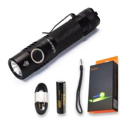 Lampe De Poche SC31 Pro 2000LM LED Rechargeable USB C *Ench&egrave;re* Ext&eacute;rieur Durable Sofirn