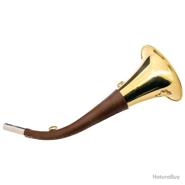 Corne de chasse pavillon gain�e 40cm Januel