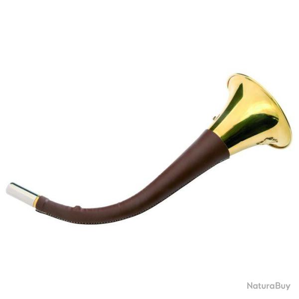 Corne de chasse pavillon gain�e 50cm Januel