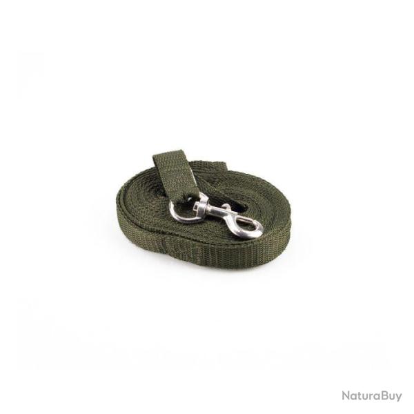 Longue pour chien nylon vert 10m Januel