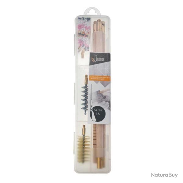 N�cessaire de nettoyage pour fusil Januel - Cal.16