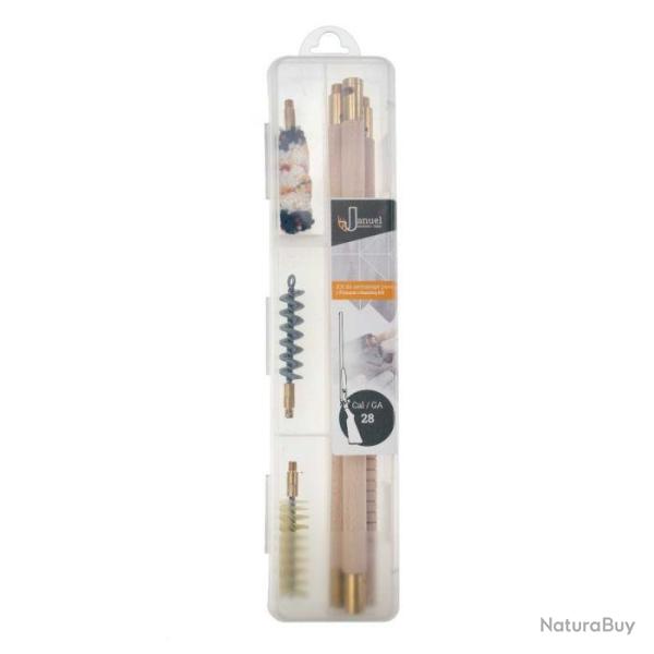 N�cessaire de nettoyage pour fusil Januel - Cal.28