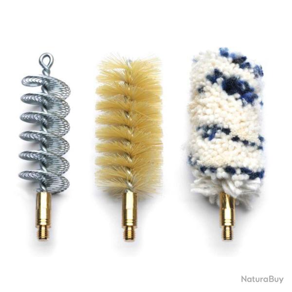 Pack 3 brosses pour nettoyage de fusil Januel - Cal. 12