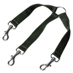 Tripleur pour chien nylon vert Januel