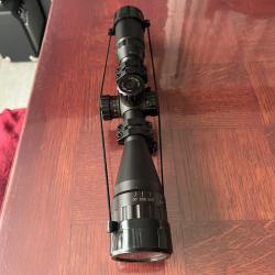BSA 4-16x44 Lunette de Vis&eacute;e Tactique avec R&eacute;ticule Rouge/Vert &Eacute;clair&eacute; Chasse Tir Airsoft 11MM