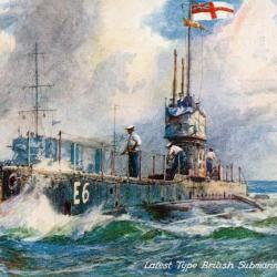 Carte postale sous-marin britannique E6 -N&deg;8152