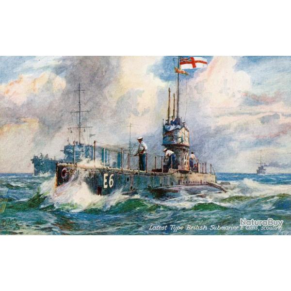 Carte postale sous-marin britannique E6 -N�8152