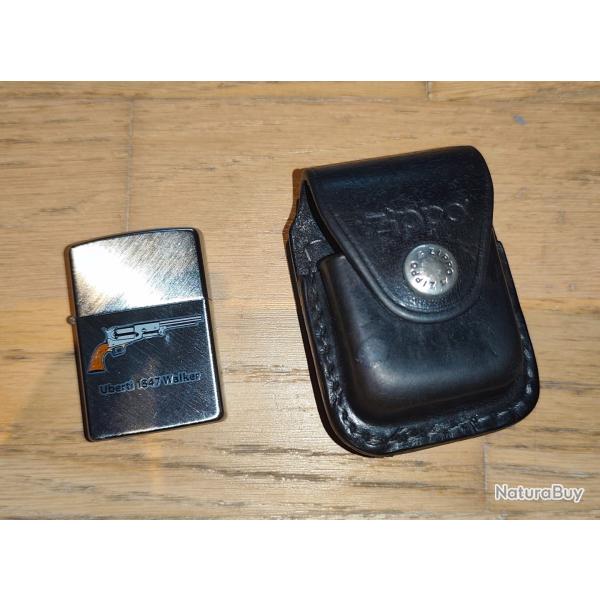 Briquet zippo colt 1847 walker avec etui