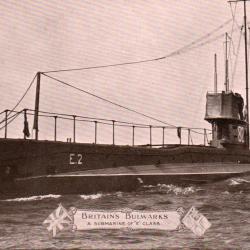 Carte postale sous-marin de classe E N&deg;8153