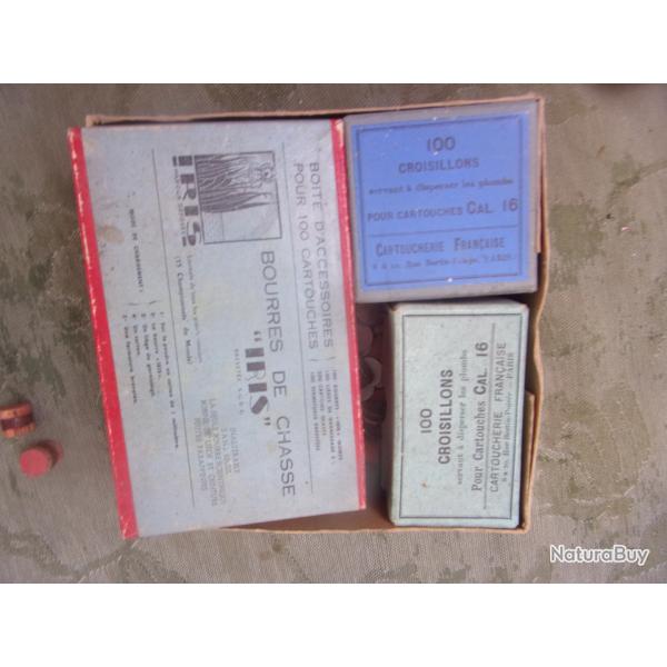 boites  avec mat�riel pour rechargement ancien