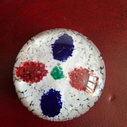 Sulfure boule presse-papiers ancienne beaux reflets