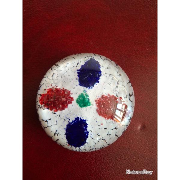 Sulfure boule presse-papiers ancienne beaux reflets