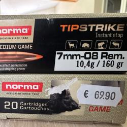 Balles 7/08 Remington norma type strike