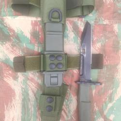 Ba&iuml;onnette extrema ratio Fulcrum pour FAMAS FELIN revaloris&eacute; arm&eacute;e fran&ccedil;aise