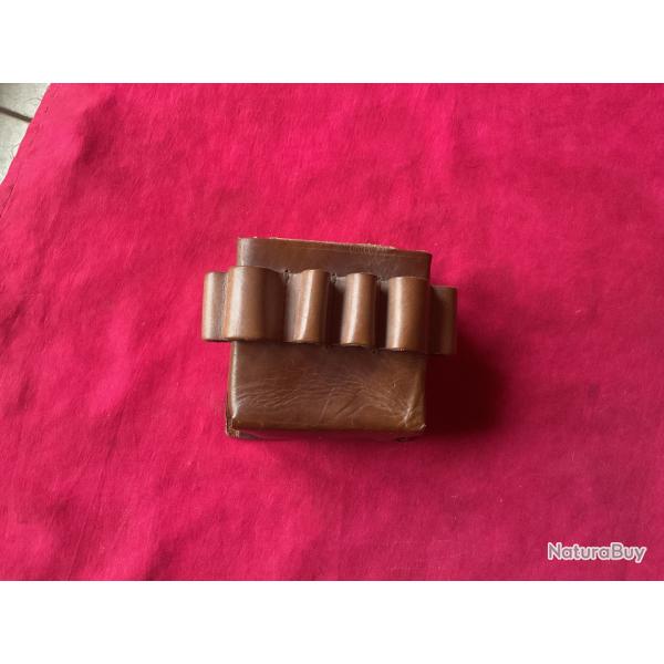 Porte cartouches ceinture en cuir, pas de prix de r�serve