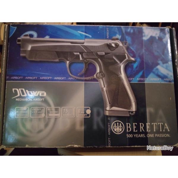 Pistolet airsoft beretta 90 two