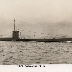 Carte postale sous-marin H.M.S. L17 -N&deg;8154