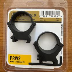 Colliers Leupold en acier pour lunette de tir
