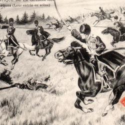 Carte postale ancienne - S&eacute;rie humoristique de la guerre 1914 - Les Cosaques -N&deg;8161