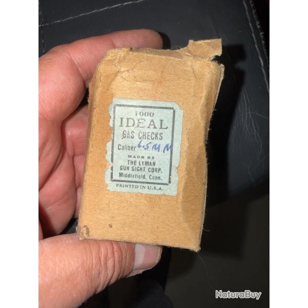 800 PCS ENVIRON IDEAL LYMAN GAS CHECKS   6.5 MM CALIBER