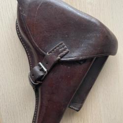 Etui holster p08 avec cl&eacute;, 1915 ww1 allemand