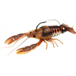 Leurre souple clackin crayfish 90 de marque RIVER2SEA couleur marron / orange
