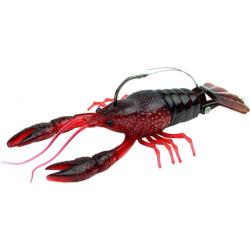 Leurre souple clackin crayfish 90 de marque RIVER2SEA couleur rouge / noir