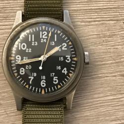Montre militaria Hamilton US military watch GG-W-113 - MAY 1978, original condition