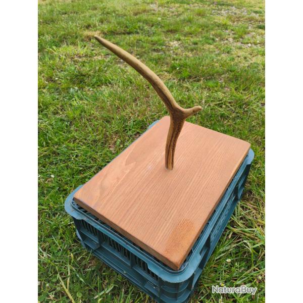 Plateau a fromage avec un bois de cerf