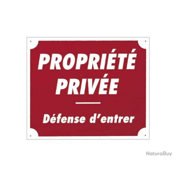 PANNEAU AKILUX ''PROPRI�T� PRIV�E'' 30 X 25 CM