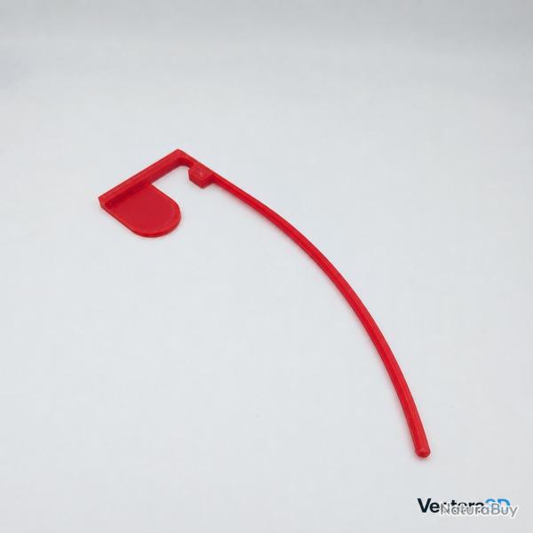T�moin de Chambre Vide Rouge - Chamber Flag - S�curit� Tir Sportif