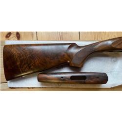Ensemble crosse + longuesse noyer grade 4 pour Beretta SP 686 /687 calibre 20 droitier neuf