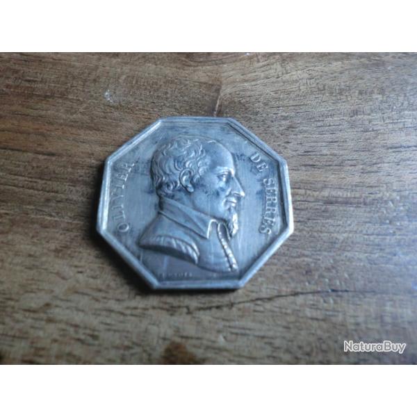 m�daille argent olivier de serres