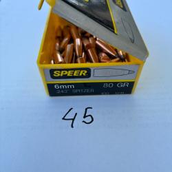 Ogives Speer 80 gr