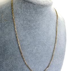 Jolie chaine or 18 carats - 51 cm - collier maille for&ccedil;at allong&eacute;e