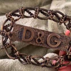 Rare Boucle de ceinture D&G Archive &laquo;&nbsp;Industrial Wire&nbsp;&raquo; 10x7 cm