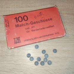 Lot de boulets - ogives cal 44