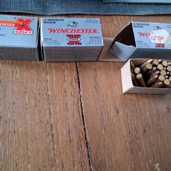 Cartouches 22 Magnum Winchester Super X FMJ, lot de 135