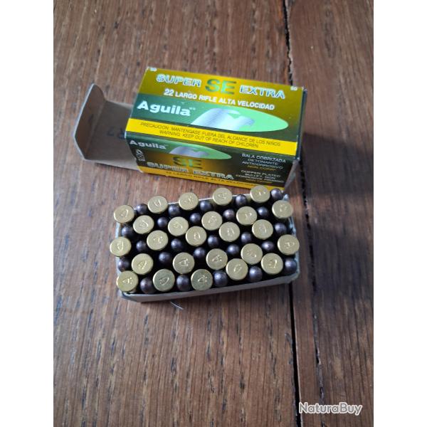 Cartouches 22lr Aguila, 22HV, 1 bo�te de 50 vintage