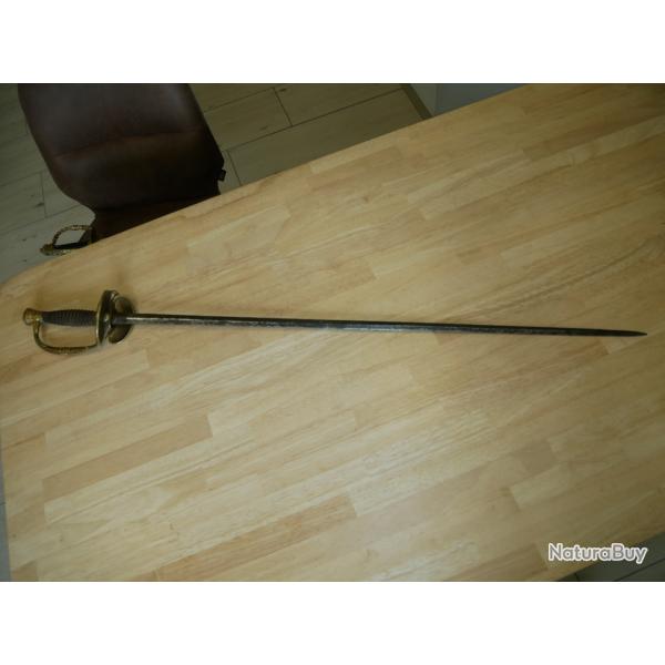 Ep�e Officier Etat-major Mod�le 1817 P�riode Louis-Philippe � restaurer