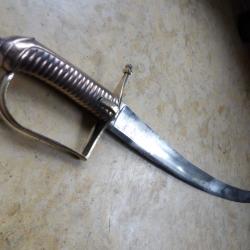 sabre briquet infanterie 1767 ancien r&eacute;gime r&eacute;volution empire lame &agrave; la mamelouk