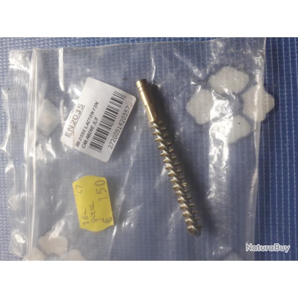Brosse laiton fIn pour carabine 5.5 mm