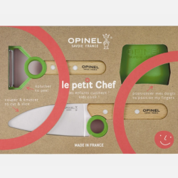 Opinel Le Petit Chef Coffret 3 pi&egrave;ces couteaux de cuisine