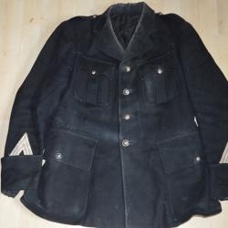 VAREUSE DE GENDARMERIE-EPOQUE 1940/1950-FRENCH GENDARME JACKET 2&deg;WW
