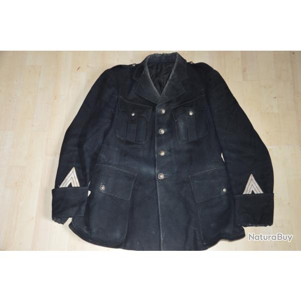 VAREUSE DE GENDARMERIE-EPOQUE 1940/1950-FRENCH GENDARME JACKET 2�WW
