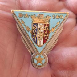 INSIGNE BA 140 BLIDA ( GUERRE ALGERIE - DRAGO OM )