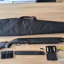 Fusil Hunt Group NS12 Cal12 &agrave; chargeur tubulaire amovible 12/76 Cat C_4 coups r&eacute;armement lin&eacute;aire