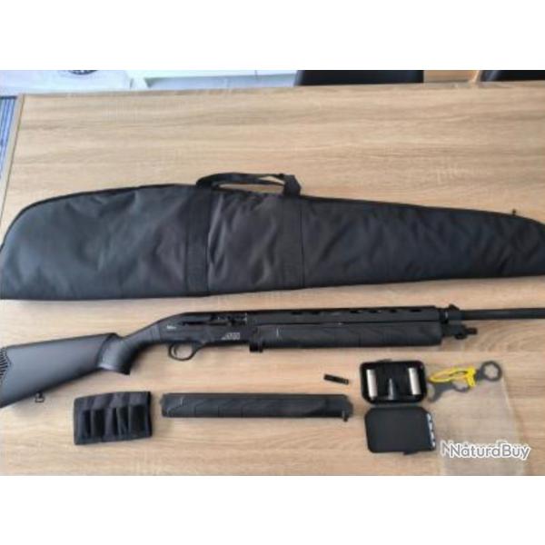 Fusil Hunt Group NS12 Cal12 � chargeur tubulaire amovible 12/76 Cat C_4 coups r�armement lin�aire