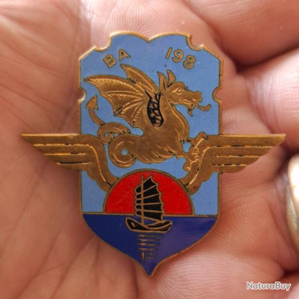 INSIGNE BA 198 DO SON ( GUERRE INDOCHINE - DRAGO A 536 )
