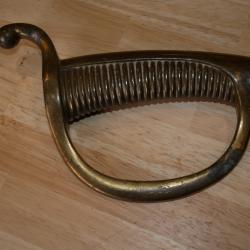 Poign&eacute;e en laiton de sabre briquet